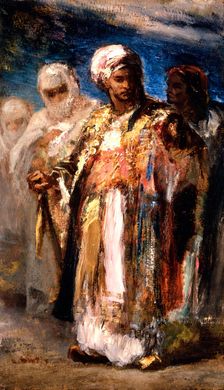 Men in Oriental Costumes, c1845. Creator: Narcisse Virgile Diaz de la Pena
