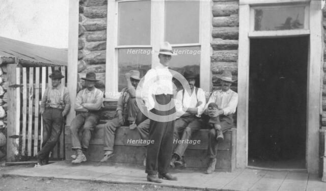 Men resting, between c1900 and 1916. Creator: Unknown.