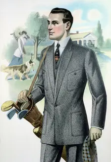 Men's golfing fashions, c1910. Creator: Unknown
