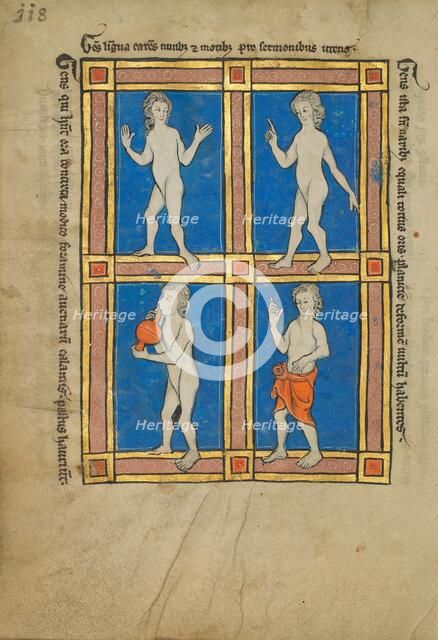 Men Who Speak Through Gestures; A Man Who Drinks From a Straw; A Man Without..., 1277 or after. Creator: Unknown.