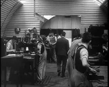 Men Working at a Training Centre, 1933. Creator: British Pathe Ltd