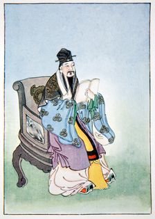 Mencius, ancient Chinese philosopher, 1922. Creator: Unknown
