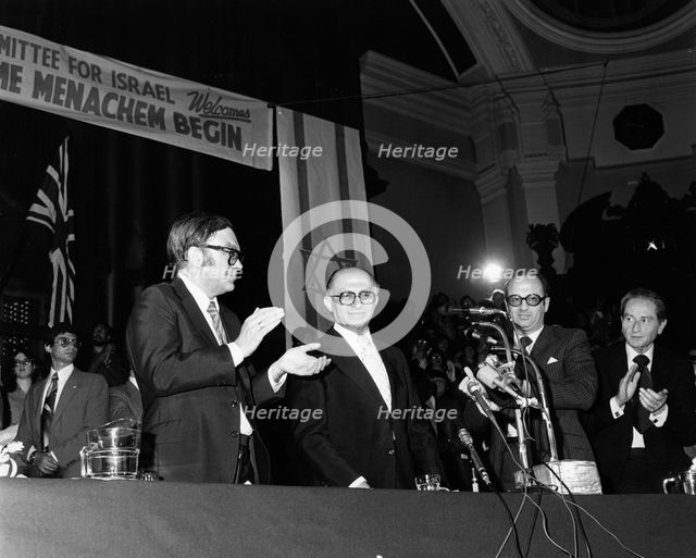 Menachem Begin (1913-1992), 6th Prime Minister of Israel, 1979. Creator: Unknown.