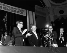 Menachem Begin (1913-1992), 6th Prime Minister of Israel, 1979. Creator: Unknown