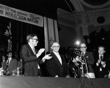 Menachem Begin (1913-1992), 6th Prime Minister of Israel, 1979. Creator: Unknown