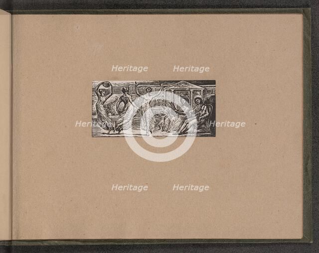 Menalcas Watching Women Dance, 1821. Creator: William Blake.