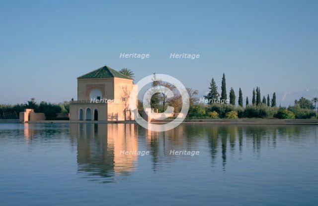 Menara Gardens, Marakesh, Morocco.  Creator: Vivienne Sharp.