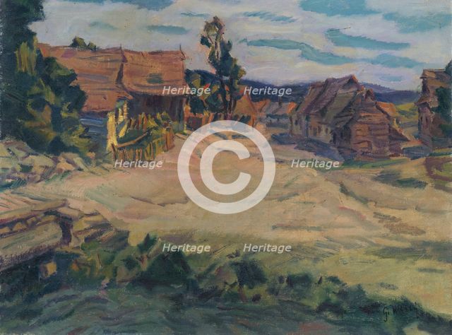 Mengusovce Landscape, around 1935. Creator: Gustav Mally.