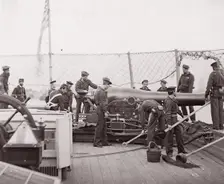 Mendota, 100 lb. Parrott Gun, 1861-65. Creator: Unknown