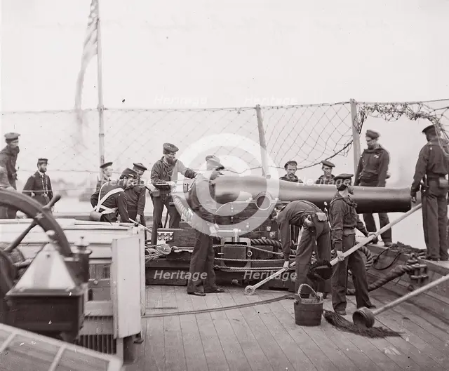 Mendota, 100 lb. Parrott Gun, 1861-65. Creator: Unknown.