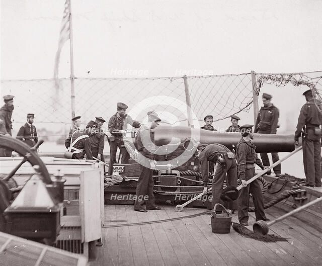 Mendota, 100 lb. Parrott Gun, 1861-65. Creator: Unknown.