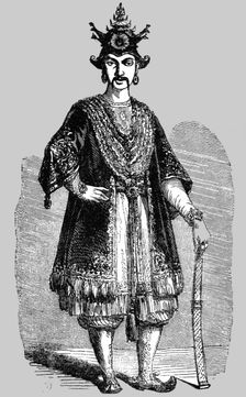 Mendoh-Men, Emperor of Burmah; The Burman Empire 1854. Creator: Unknown
