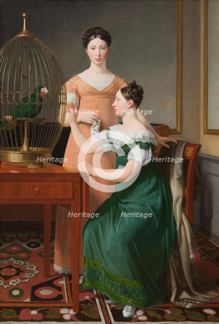 Mendel Levin Nathanson's Elder Daughters, Bella and Hanna, 1820. Artist: Eckersberg, Christoffer-Wilhelm (1783-1853)