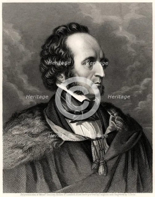 'Mendelssohn', 19th century. Artist: C Cook