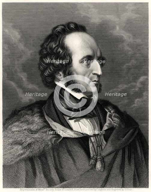 'Mendelssohn', 19th century. Artist: C Cook