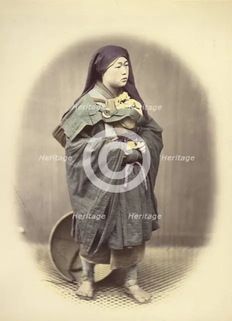 Mendicant Nun, 1866-1867. Creator: Felice Beato.