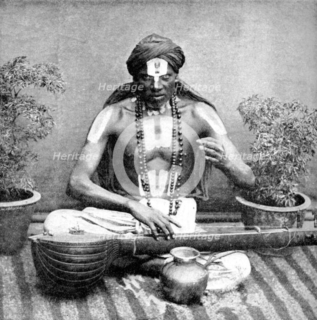 Mendicancy adopted in the name of Vishnu, India, 1922. Artist: Unknown