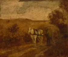 Mending the Harness, mid to late 1870s. Creator: Albert Pinkham Ryder