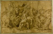 Menelaus Holding the Body of Patroclus, n.d. Creator: Unknown