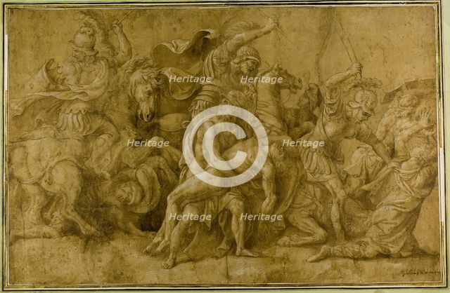 Menelaus Holding the Body of Patroclus, n.d. Creator: Unknown.