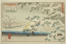Meng Zong (Moso), from the series "Twenty-four Paragons of Filial Piety as a Mirror for..., c. 1843. Creator: Utagawa Kuniyoshi