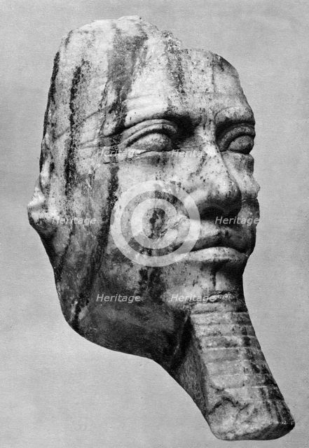 Menkaura (or possibly Khafra), Ancient Egyptian Pharoah, 1936. Artist: Unknown