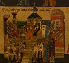 Menology of the month of October, between 1750 and 1800. Creator: Novgorod school