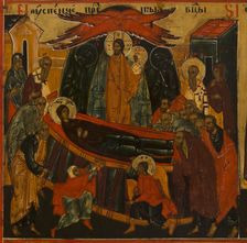 Menology of the month of August, between 1750 and 1800. Creator: Novgorod school