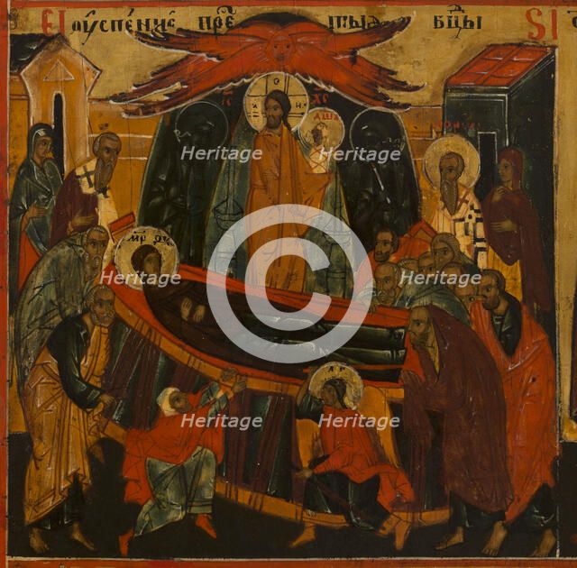 Menology of the month of August, between 1750 and 1800. Creator: Novgorod school.