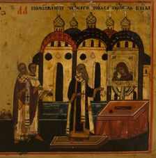 Menology of the month of August, between 1750 and 1800. Creator: Novgorod school