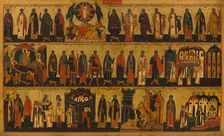 Menology of the month of August, between 1750 and 1800. Creator: Novgorod school