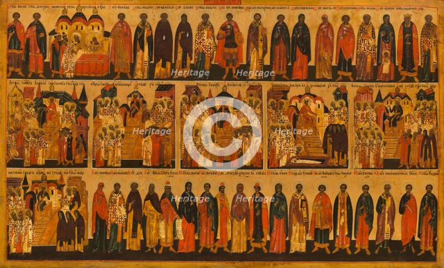 Menology of the month of July, between 1750 and 1800. Creator: Novgorod school.