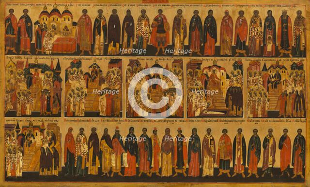 Menology of the month of July, between 1750 and 1800. Creator: Novgorod school.