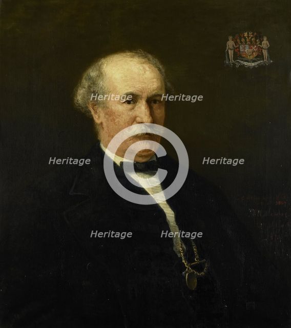 Menno David, Count of Limburg Stirum, Adjutant to the King, Lieutenant General, 1874.  Creator: Hendrik Willem Mesdag.