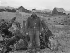 Mennonite farmer, formerly wheat farmer in Kansas..., Boundary County, Idaho, 1939. Creator: Dorothea Lange