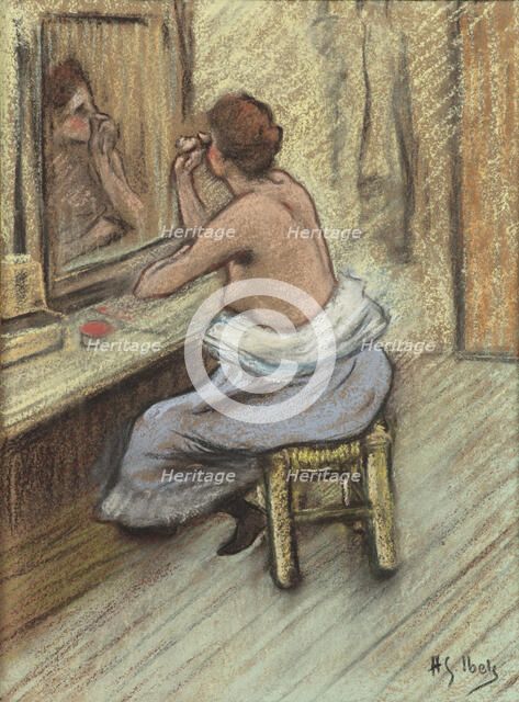 Mensonge (Lie), c. 1895. Creator: Ibels, Henri Gabriel (1867-1936).