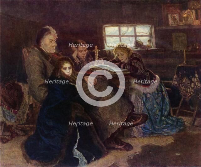 'Menshikov in Berezovo', 1883, (1965). Creator: Vasily Surikov.