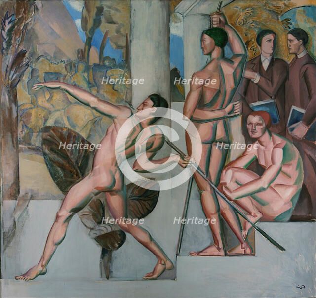 Mens sana in corpore sano (A healthy mind in a healthy body), 1912. Artist: Pauli, Georg (1855-1935)