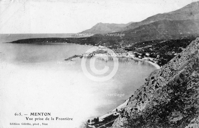 Menton, France, 1902. Creator: Jean Gilletta.