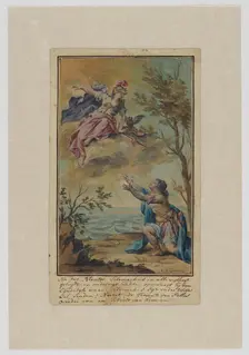 Mentor says goodbye to Telemachus, 1719-1775. Creator: Ruik Keyert