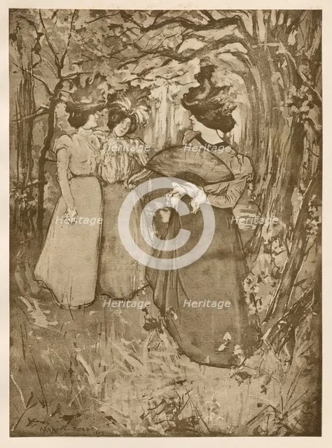 Menuet dAutomne, 1898. Creator: Manuel Robbe (French, 1872-1936); Imprimerie Champenois.