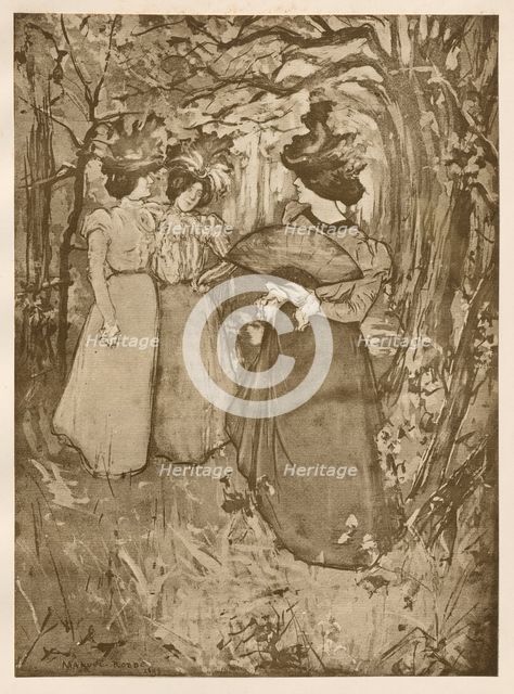 Menuet dAutomne, 1898. Creator: Manuel Robbe (French, 1872-1936); Imprimerie Champenois.