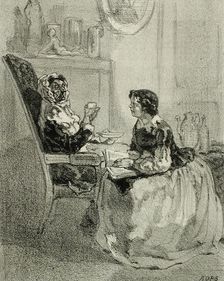 Menus Propos, 1856. Creator: Félicien Rops