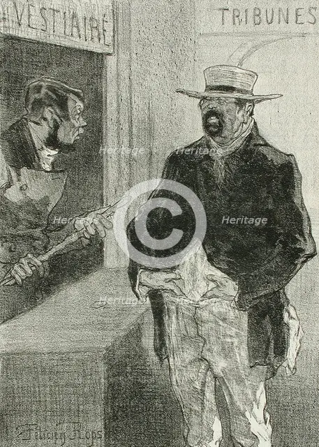 Menus propos, 1857. Creator: Félicien Rops.
