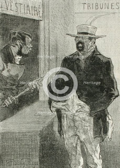 Menus propos, 1857. Creator: Félicien Rops.