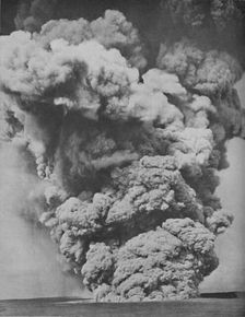 Mephitic Cloud Belched Forth from the Mouth of Kilauea c1935