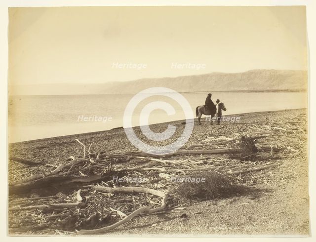 Mer Morte et Montagnes de Judée. Palestine(The Dead Sea and the Mountains of Judea, Palestine), 1875 Creator: Felix Bonfils.
