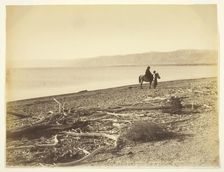 Mer Morte et Montagnes de Judée. Palestine(The Dead Sea and the Mountains of Judea, Palestine), 1875 Creator: Felix Bonfils