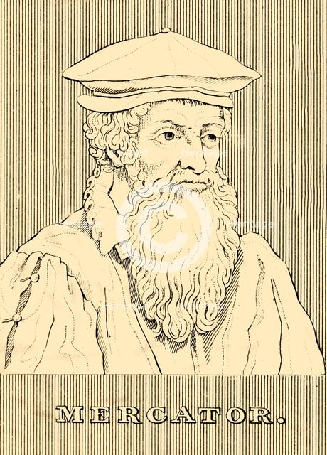 'Mercator', (1512-1594), 1830. Creator: Unknown.