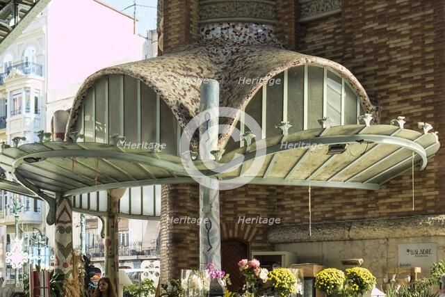 Mercado Central, Valencia, (c1914-1928), c2014-2017. Artist: Alan John Ainsworth.